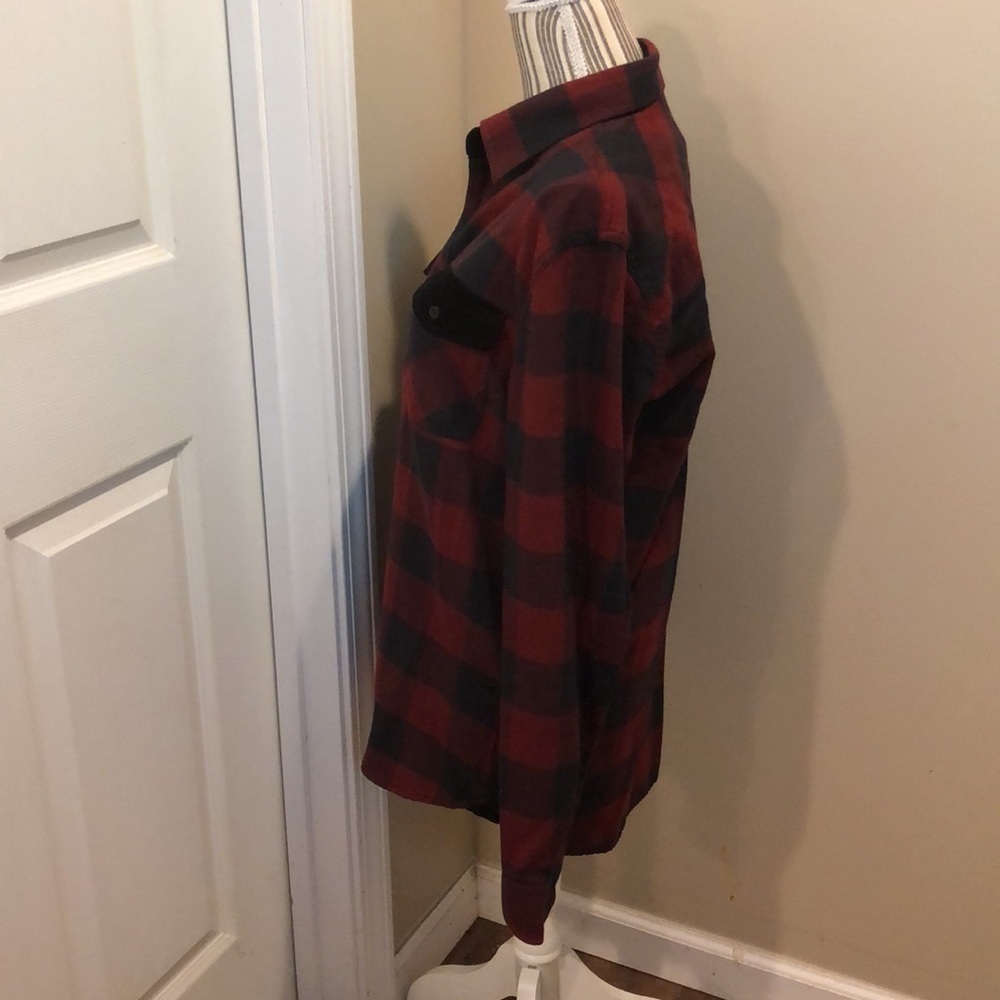 Boston Trader Plaid Button Up Shirt Size Small - image 3